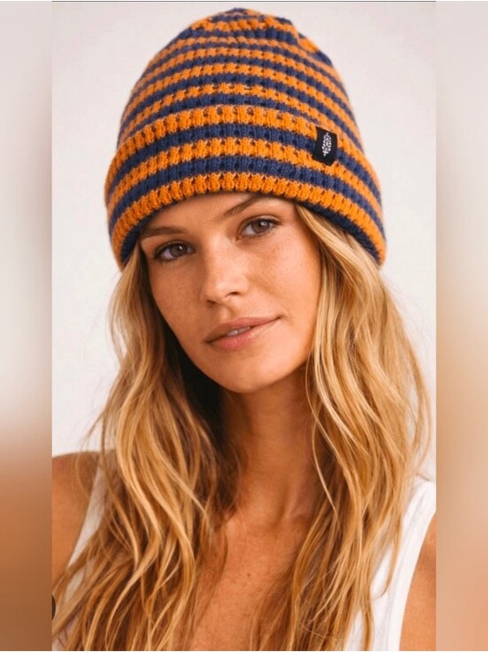 FP Movement Stripe It Up Cool Down Beanie